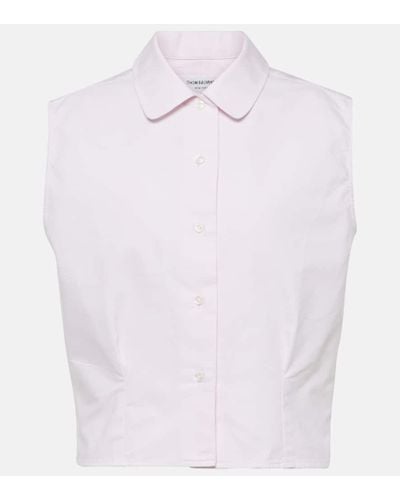 Thom Browne Hemd aus Baumwolle - Weiß