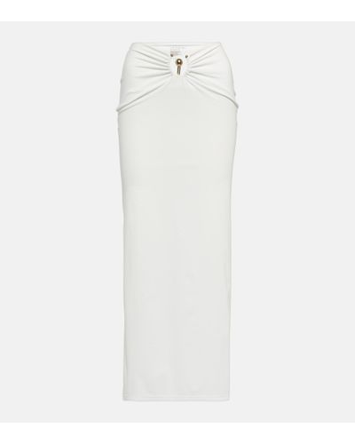 Christopher Esber Embellished Maxi Skirt - White