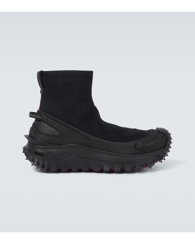 Moncler Trailgrip Knit Sneakers - Black