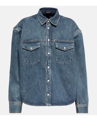 Wardrobe NYC Giacca di jeans oversize - Blu