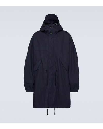 Junya Watanabe X C.p. Company Layered Denim Jacket - Blue
