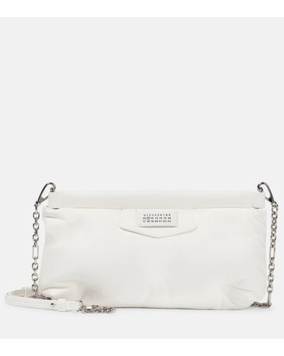 Maison Margiela Glam Slam Red Carpet Leather Clutch - Natural