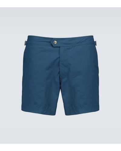 Tom Ford Nylon Swim Shorts - Blue