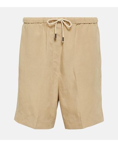 Totême Tailored Drawstring Shorts - Natural