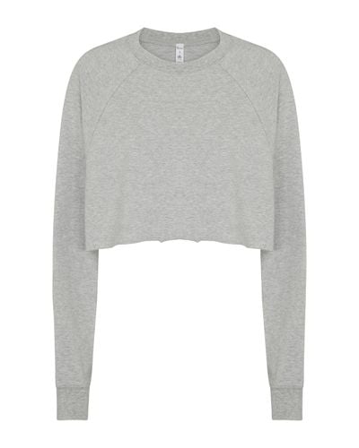 Alo Yoga Sweatshirt Double Take aus Jersey - Grau