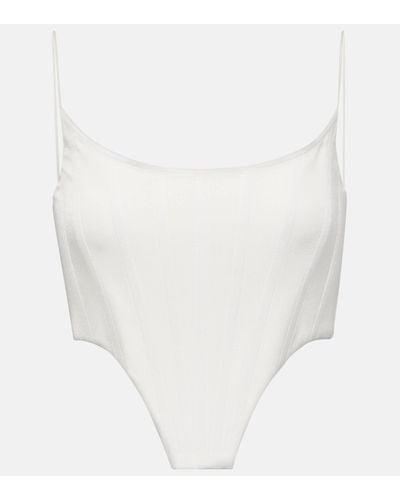 Alex Perry Top corset - Blanc