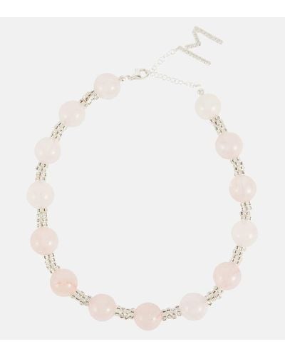 Magda Butrym Crystal-embellished Necklace - White