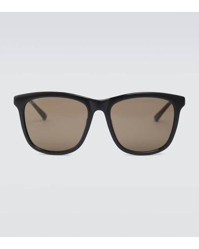 Gucci Square-frame Acetate Sunglasses - Brown