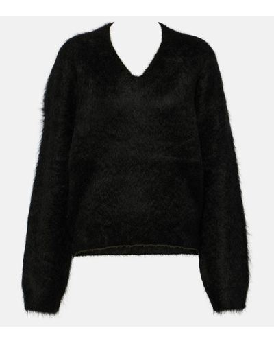 Totême Pullover aus einem Alpakawollgemisch - Schwarz