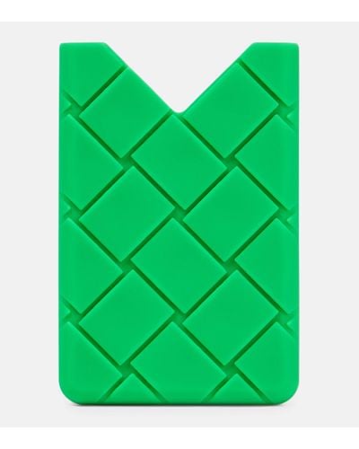 Bottega Veneta Porte-cartes en Intreccio - Vert