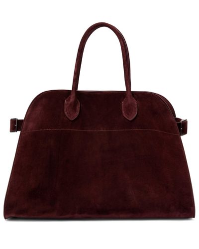 The Row Margaux 15 Suede Tote - Multicolour