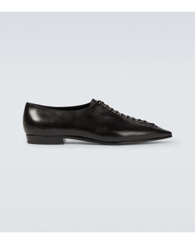 Saint Laurent Leather Shoe - Black