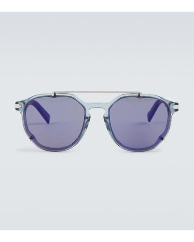 Dior Runde Sonnenbrille DiorBlackSuit RI - Blau