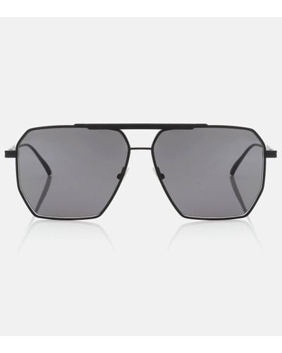 Bottega Veneta Lunettes de soleil aviateur - Gris