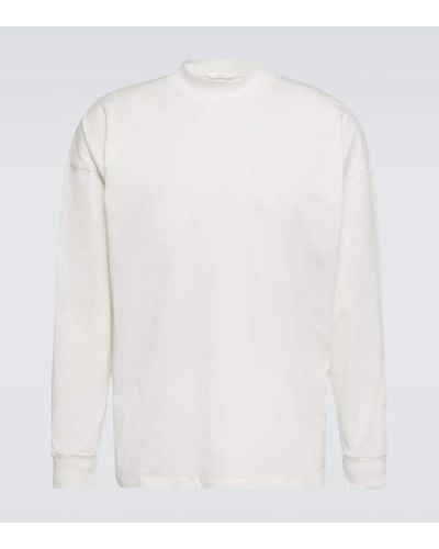 The Row Drago Cotton Sweatshirt - White