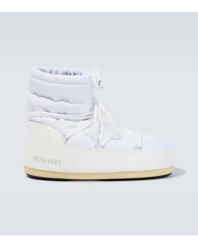 Moon Boot Icon Low Nylon Snow Boots - White
