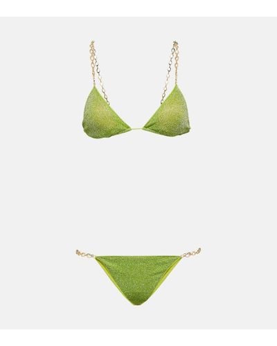 Oséree Bikini aus Lumiere - Grün