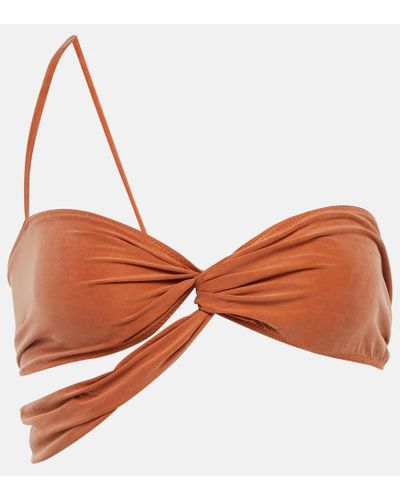 Jacquemus Le Bandeau Espelho Bandeau Top - Brown