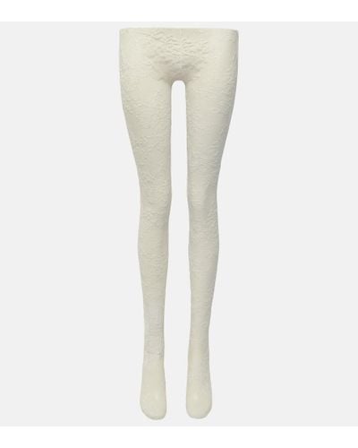 Dolce & Gabbana Lace Tights - White