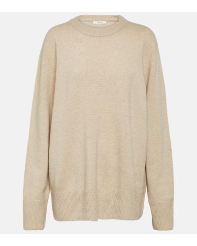 The Row Sibem Wool And Cashmere Sweater - Natural