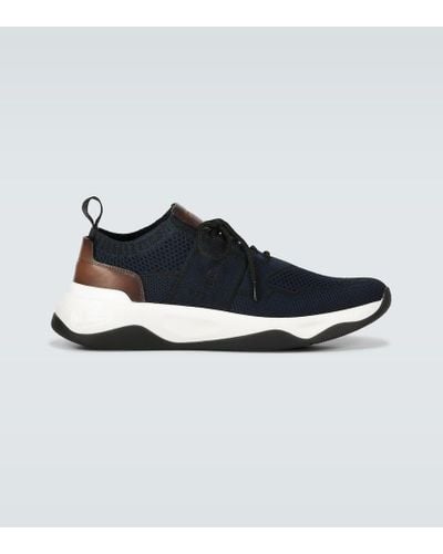 Berluti Sneakers Shadow Knit - Blu