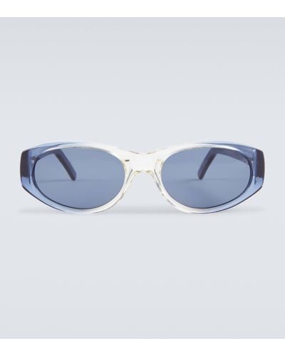 Our Legacy Unwound Oval Sunglasses - Blue