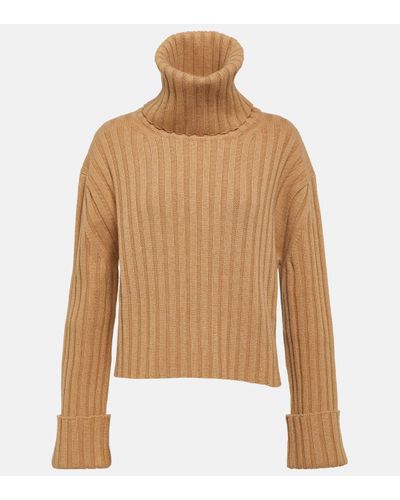 Gucci Wool And Cashmere Turtleneck Jumper - Brown