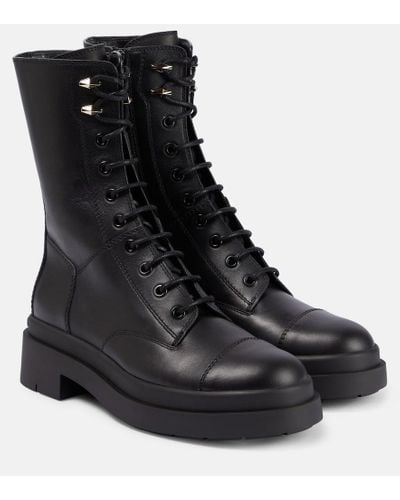 Jimmy Choo Nari Leather Boots - Black