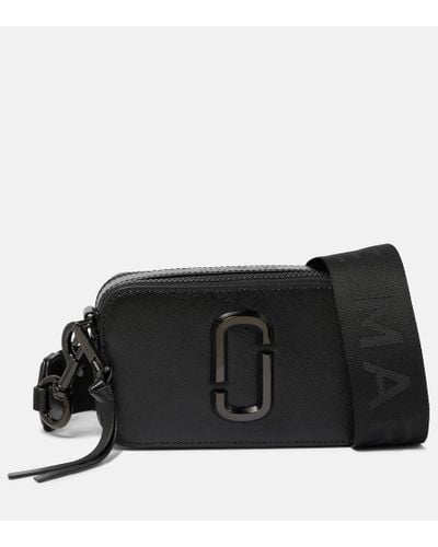 Marc Jacobs The Snapshot Leather Cross-body Bag - Black