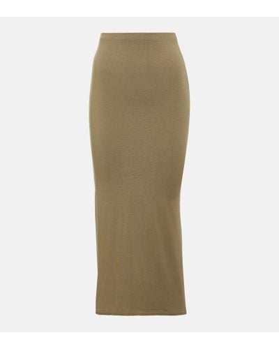Totême Jersey Maxi Skirt - Natural