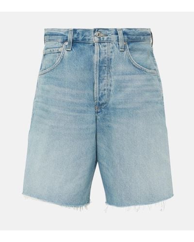 Citizens of Humanity Shorts di jeans Ayla - Blu