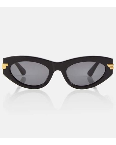 Bottega Veneta Ovale Sonnenbrille Classic - Braun