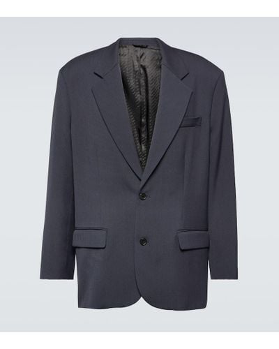 Acne Studios Oversized Wool-blend Blazer - Blue