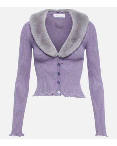 Blumarine Cardigan - Violet