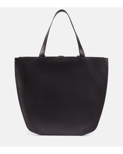 The Row Graham Tote Aus Leder - Schwarz