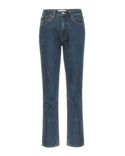 SLVRLAKE Denim High-Rise Slim Jeans Virginia - Blau
