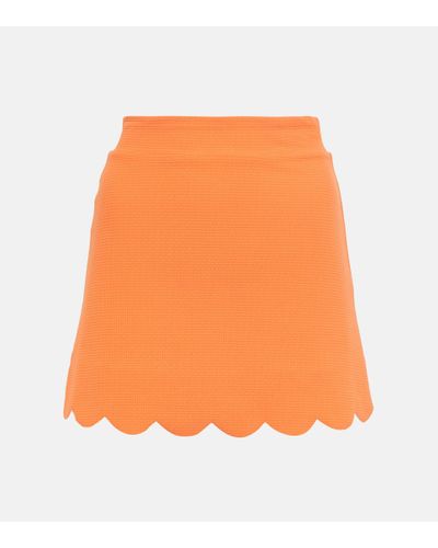 Marysia Swim Morton Scalloped Swim Skirt - Orange