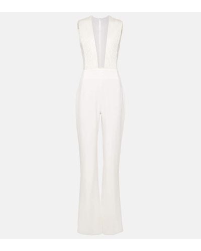 Galvan London Bridal Jumpsuit Soho - Weiß