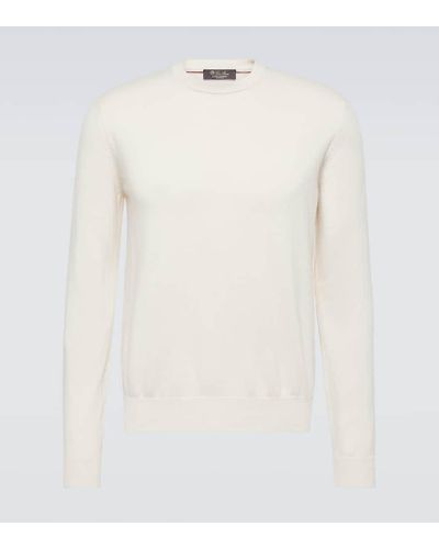 Loro Piana Pullover aus Kaschmir - Natur