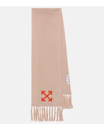Off-White c/o Virgil Abloh Mohair And Wool-blend Scarf - Pink
