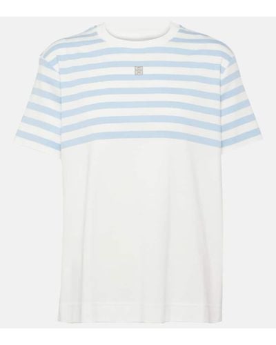 Givenchy T-Shirt 4G aus Baumwolle - Blau