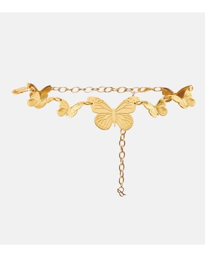 Blumarine Butterfly Chain Belt - Metallic