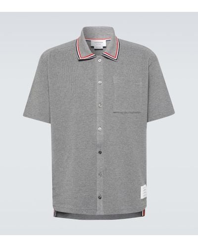 Thom Browne Hemd aus Baumwolle - Grau