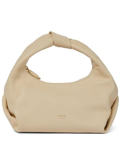 Khaite Beatrice Small Leather Shoulder Bag - Metallic