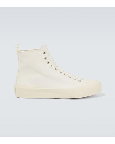 Jil Sander Sneakers aus Canvas - Natur