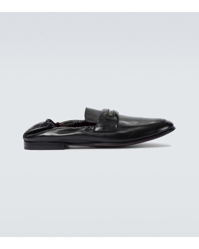 Dolce & Gabbana Loafers aus Leder - Schwarz