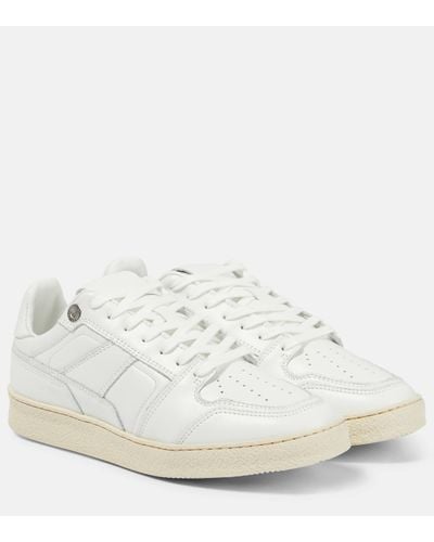 Ami Paris Low-top Leather Trainers - White