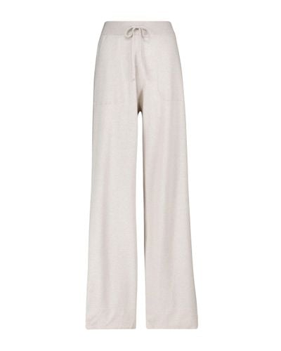 Dorothee Schumacher Surprising Attitude Wool And Silk-blend Knit Sweatpants - Multicolor