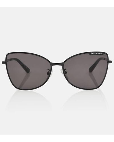 Balenciaga Square Sunglasses - Brown