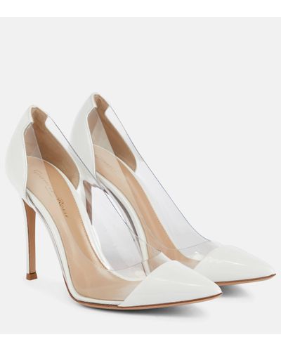 Gianvito Rossi Escarpins Plexi 105 en cuir verni et PVC - Multicolore